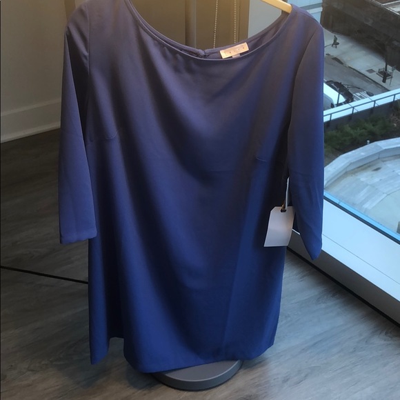 Leith Dresses & Skirts - Purple dress with 3/4 sleeve